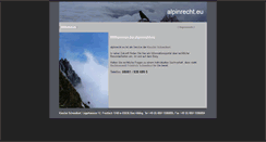 Desktop Screenshot of alpinrecht.eu